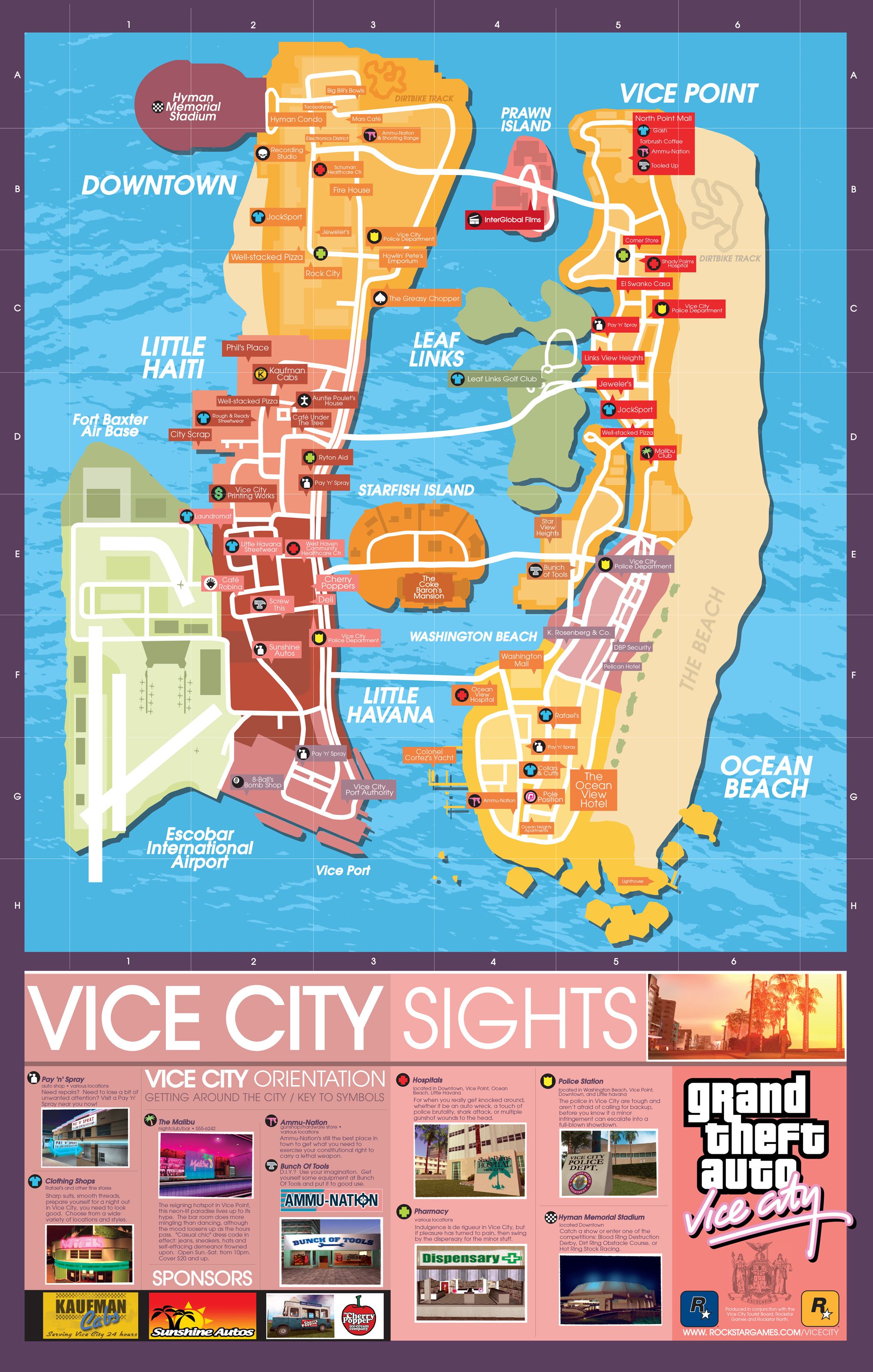 Карты GTA Vice City